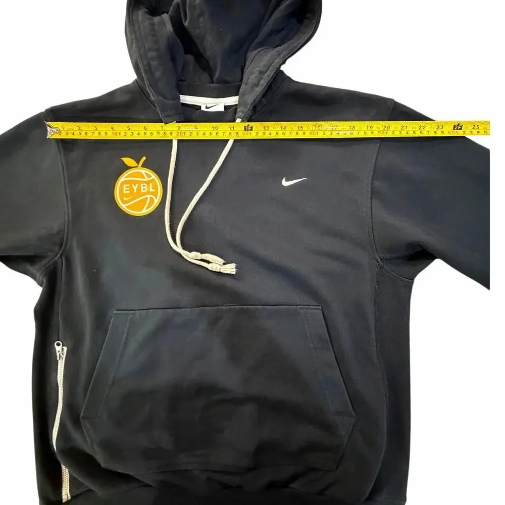 Nike EYBL Hoodie RARE Mens Medium Black Dri Fit Basketball Love Give Work EUC
